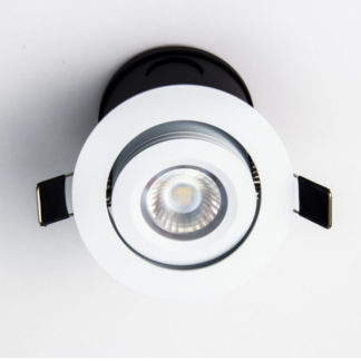 3 Recessed Downlight/ White/ IC Rated/ Adjustable/ LED 3000k Spot"