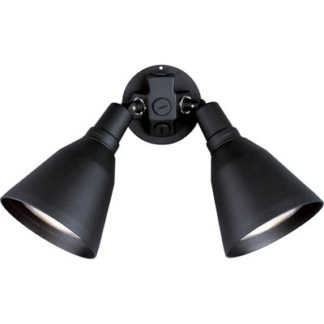 Adjustable Floodlight/Dual Head/ Black