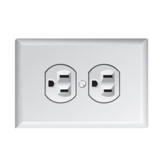 Receptacle/ Duplex/ Potshelf/ Above Cabinet/ Horizontal/ Switch NIC