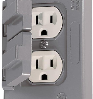 Receptacle/ GFI Duplex/ Weatherproof/ 15AMP/ 125V/ Existing Circuit