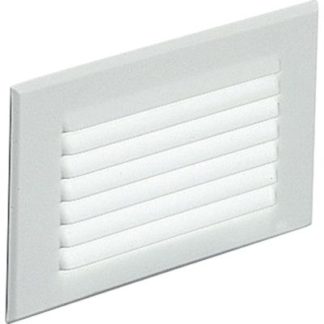 Step Light/Indoor/Outdoor/Louvered Cover/8W x 6"H/ White"